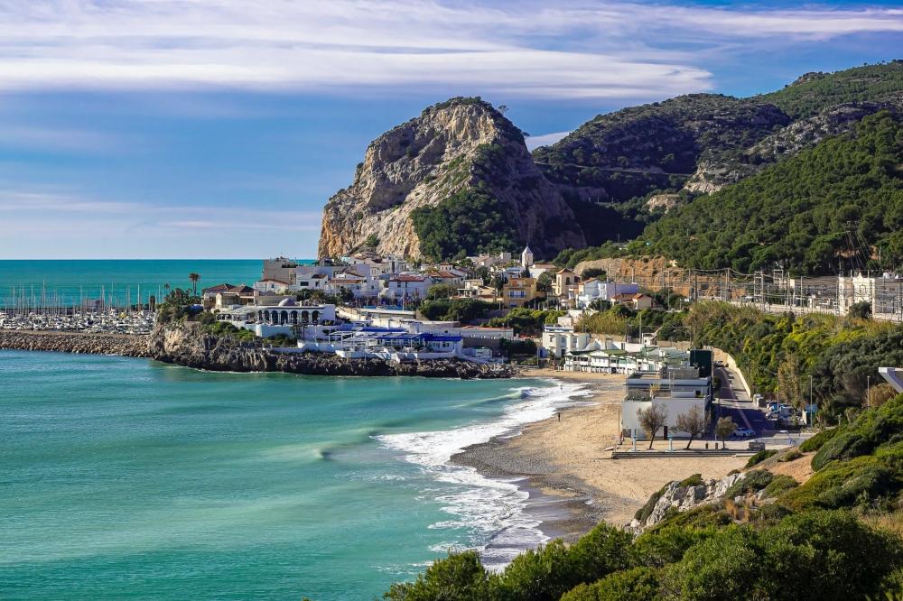 Costa del Garraf cerca de Castelldefels