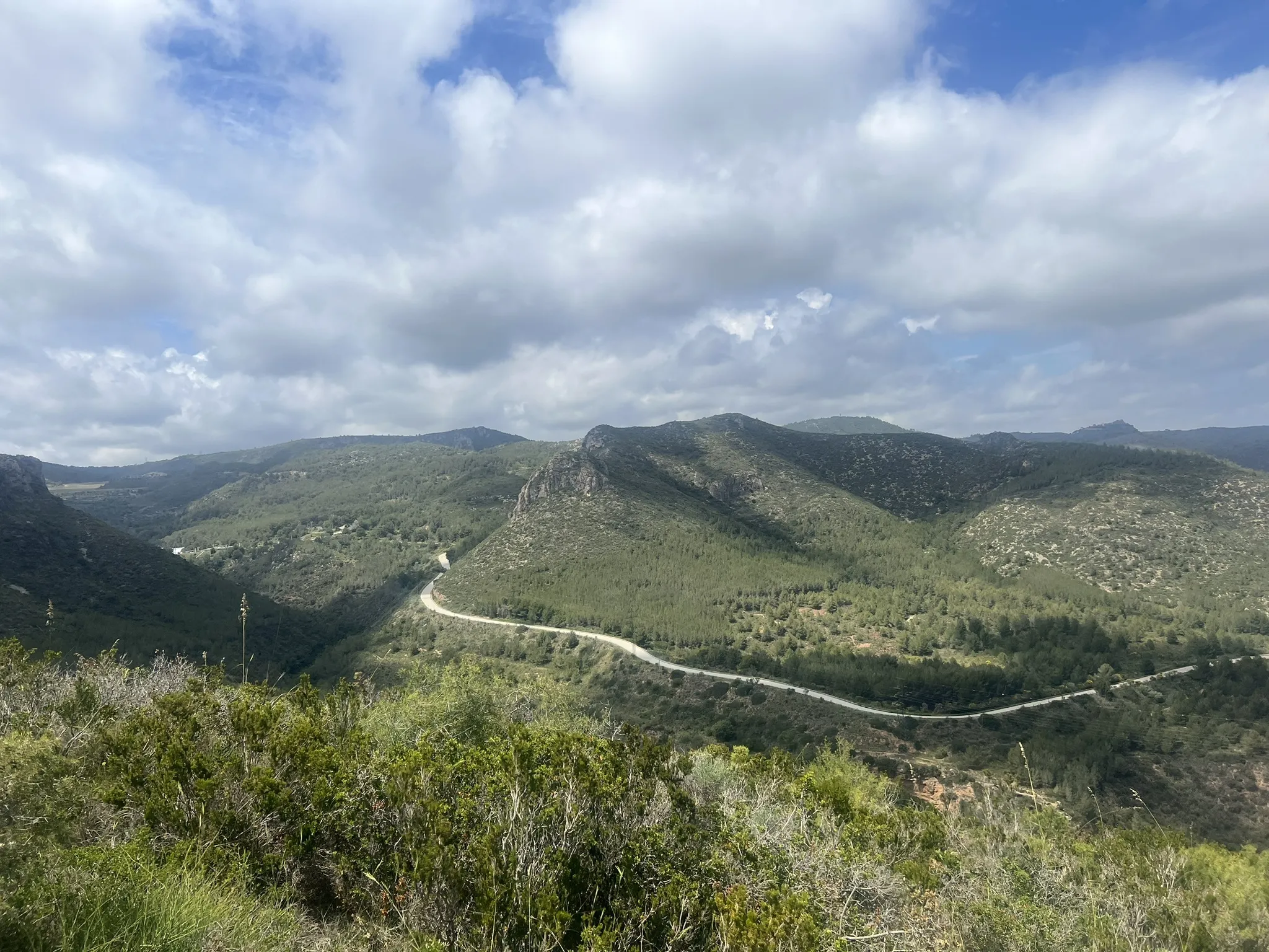 Montañas del Garraf cerca de Castelldefels