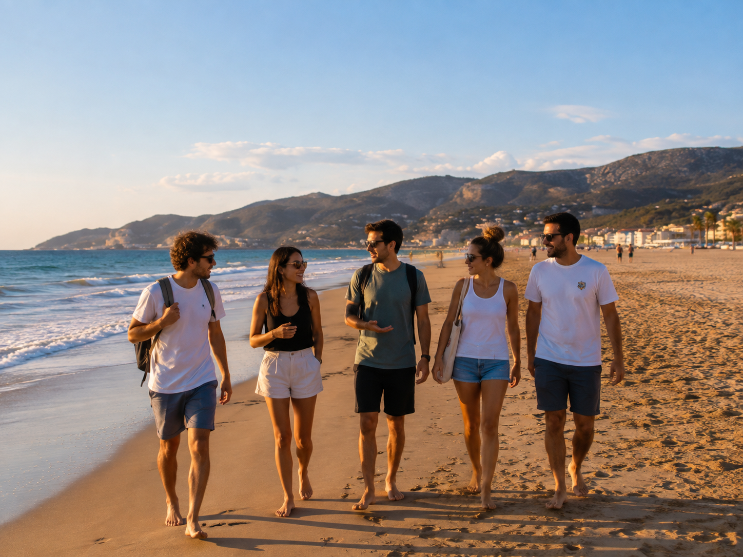 Walk and Talk en la playa de Castelldefels